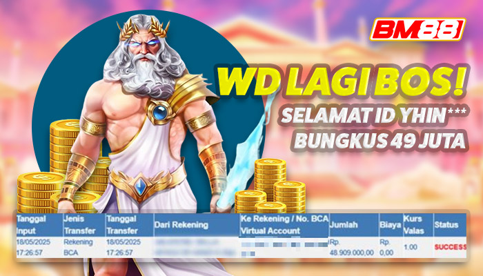 WD Lagi Bos! Selamat ID Yhin*** Bungkus 49 Juta