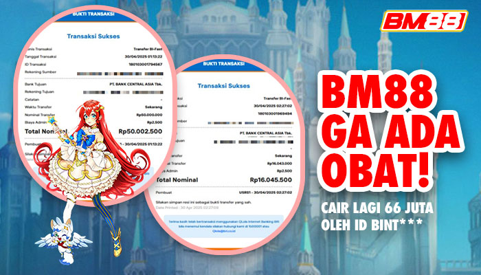 Jackpot Cair Lagi: BM88 Ga Ada Obat!