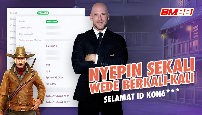 Nyepin Sekali, Wede Berkali-Kali! Menang 63 Juta di Wild West Gold BM88