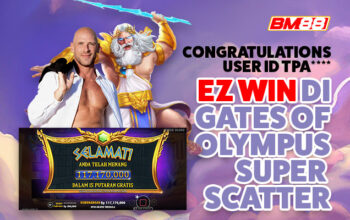 EZ Win Tanpa Drama! Member BM88 Tembus Kemenangan di Gates of Olympus Super Scatter